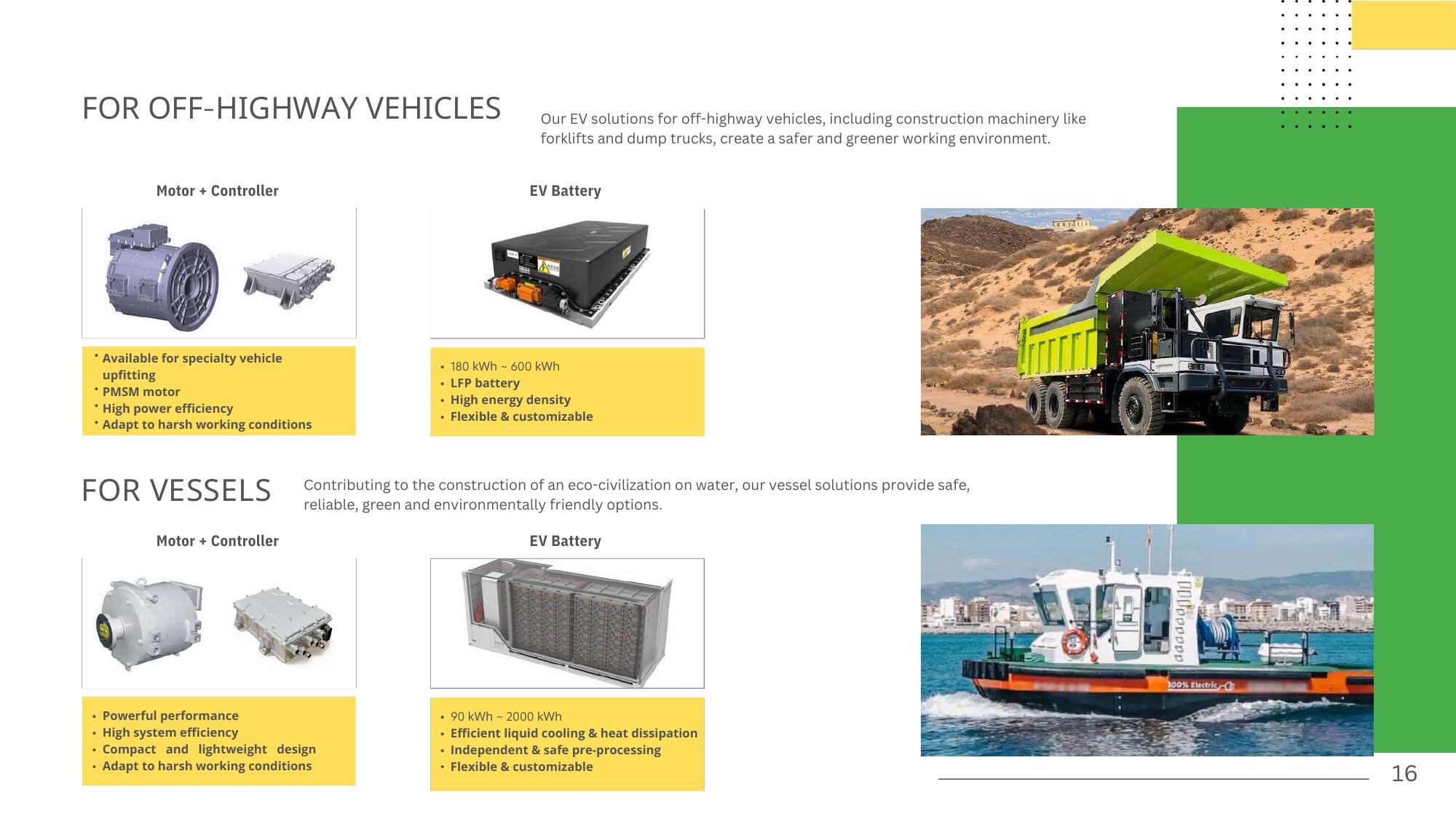 For Off-Highway Vehicles & Vessels